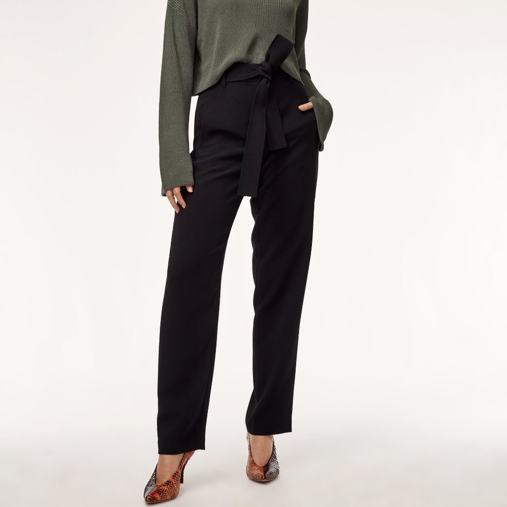 Aritzia Wilfred Tie-Front Pant